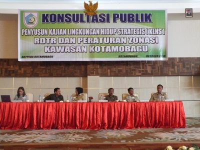 Pembukaan Konsultasi Publik Tentang Penyusunan Dokumen KLHS, RDRT dan Peraturan Zonasi Kawasan Kotamobagu