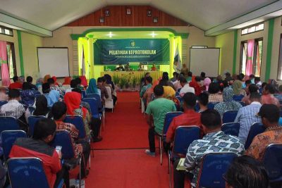 Suasana Pelatihan Protokoler