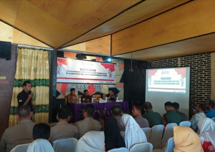 Bawaslu Bolmut Gelar Sosialisasi Pengawasan Pemilu Tahun 2019