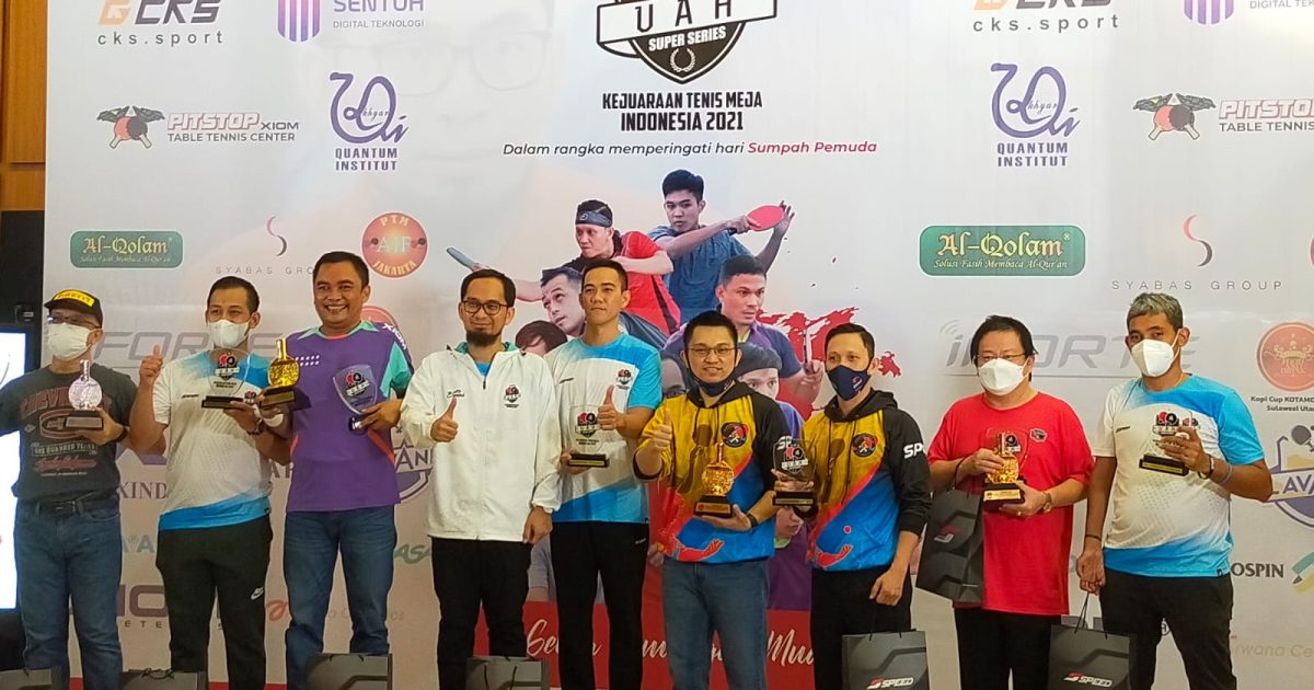 Tim SPC BMR "ADM" Raih Hasil Maksimal di Kejuaraan Tenis Meja UAH Super Series 2021