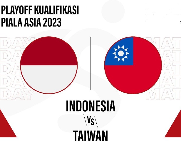 Ini Jadwal Pertandingan Leg Kedua Piala Asia Antara Indonesia vs Taiwan