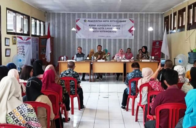 DP3A Kotamobagu Gelar Rapat Penguatan Gugus Tugas Kota Layak Anak Tahun 2022